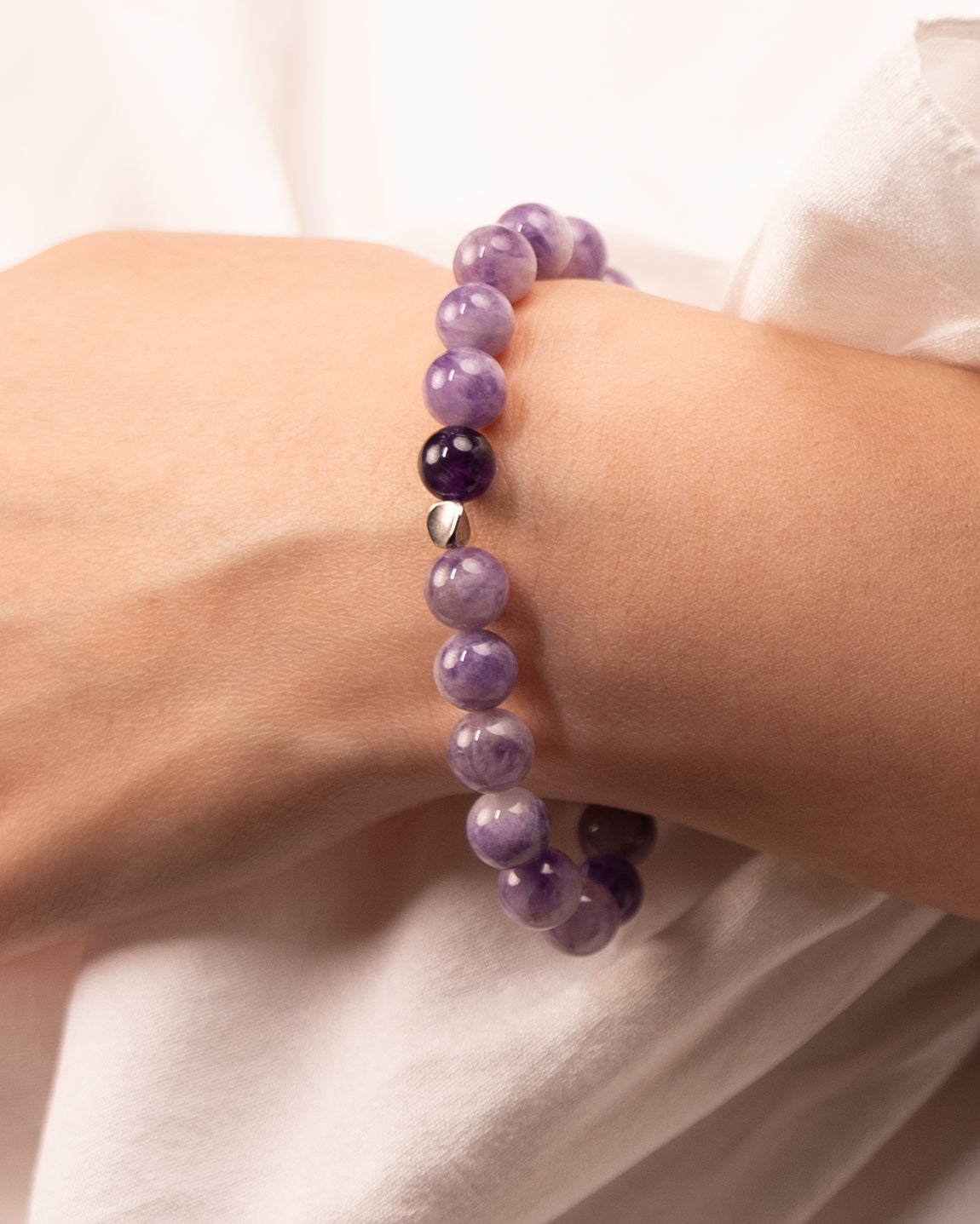 The Sage's Decree - Lapis Lazuli & Purple Agate Wisdom Bracelet