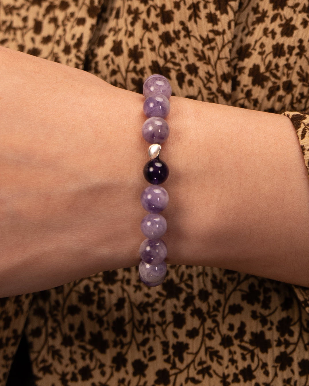 The Sage's Decree - Lapis Lazuli & Purple Agate Wisdom Bracelet