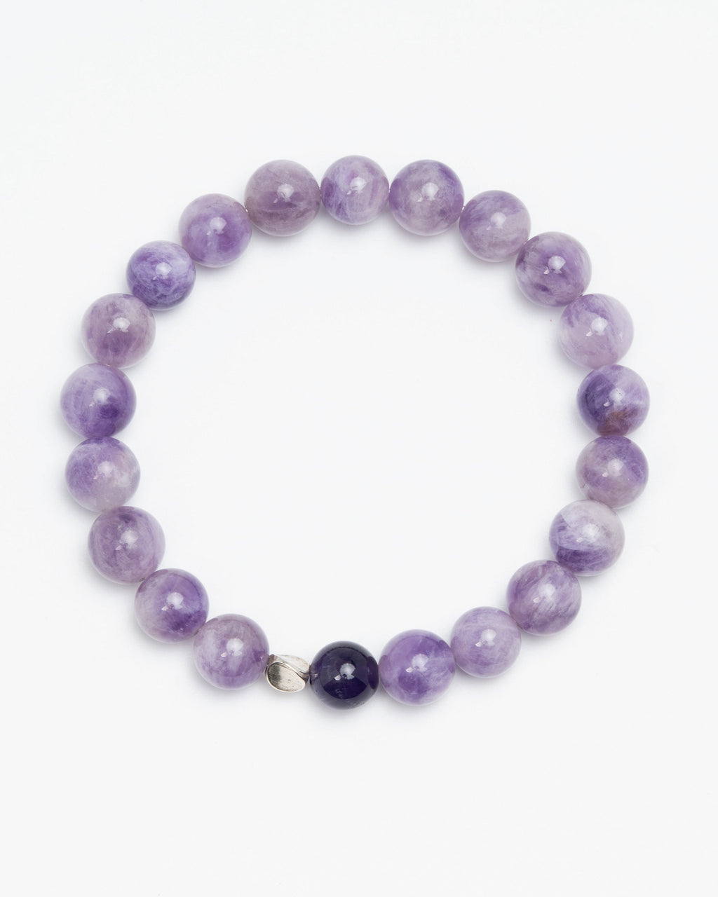 The Sage's Decree - Purple Agate & Amethyst Wisdom Bracelet