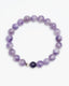 The Sage's Decree - Purple Agate & Amethyst Wisdom Bracelet