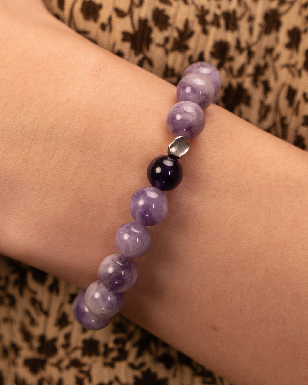 The Sage's Decree - Lapis Lazuli & Purple Agate Wisdom Bracelet