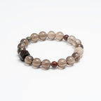 The Alchemist's Garden - Smoky & Phantom Quartz Wealth Bracelet