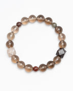 The Alchemist's Garden - Smoky & Phantom Quartz Wealth Bracelet