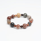 The Alchemist's Fire - Layered Phantom Quartz Manifestation Bracelet