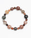 The Alchemist's Fire - Layered Phantom Quartz Manifestation Bracelet