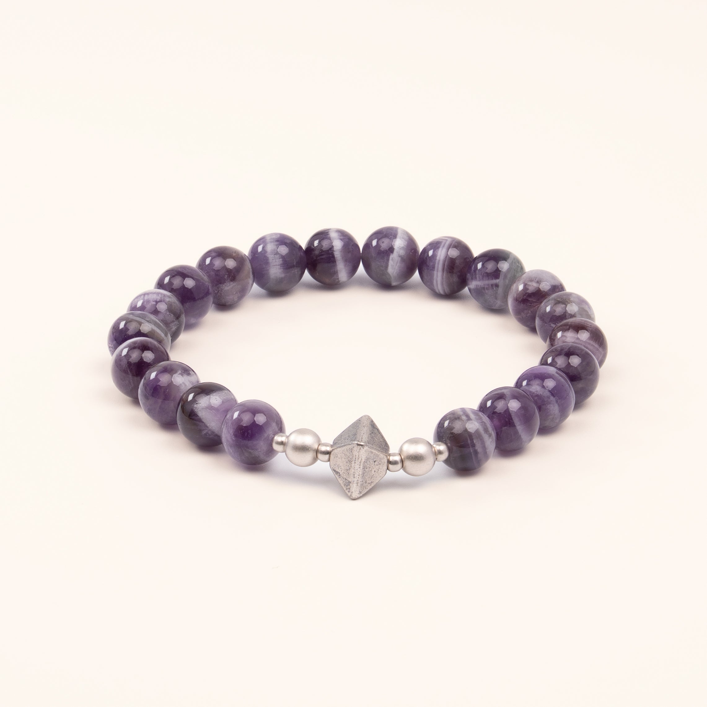 Pyramid of Power - Chevron Amethyst Alignment Bracelet