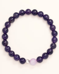 Mind-Body Balance - Amethyst & Purple Agate Meditation Healer
