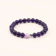 Mind-Body Balance - Amethyst & Purple Agate Meditation Healer