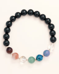 The Vitality Engine - 7 Chakra & Black Onyx Activation Bracelet