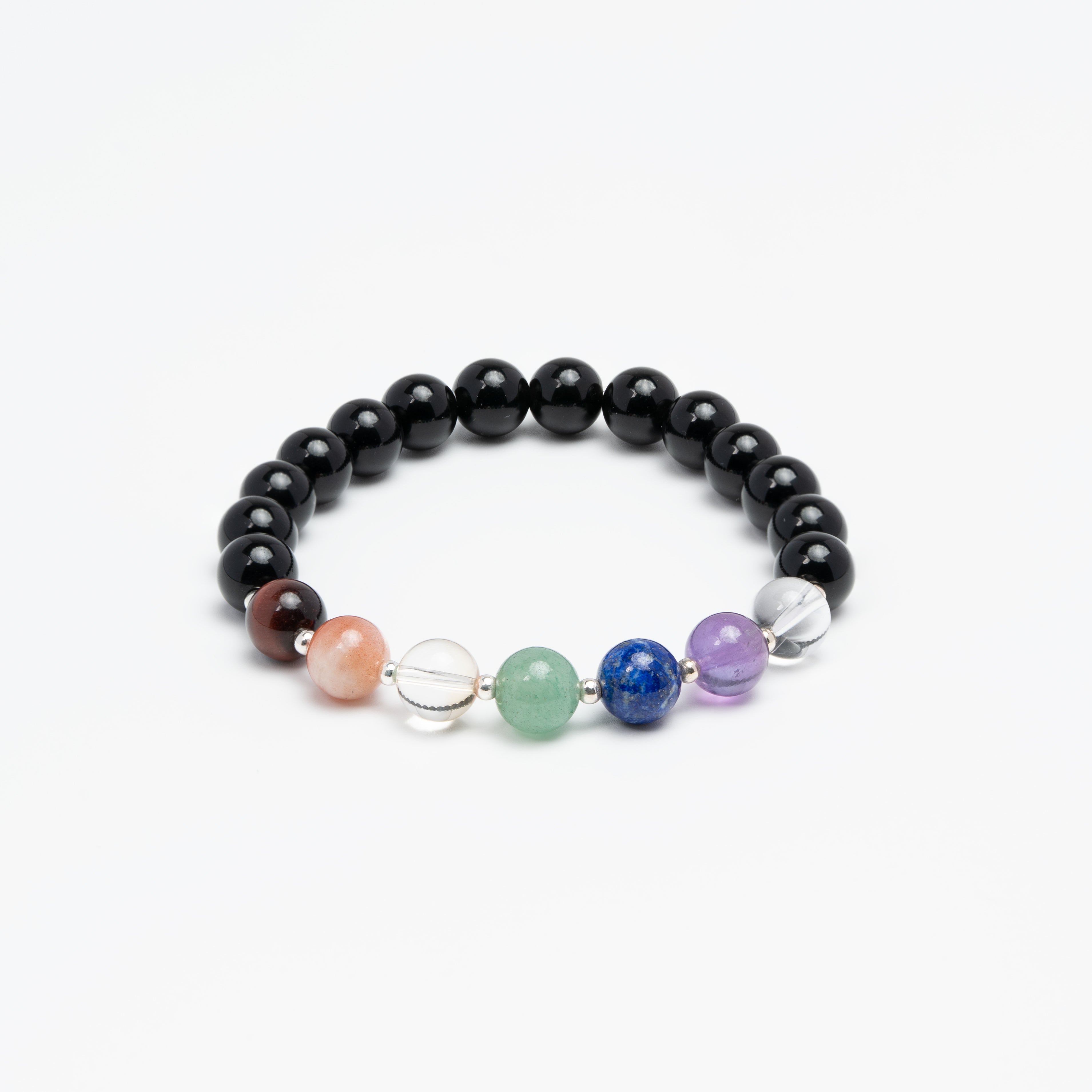The Vitality Engine - 7 Chakra & Black Onyx Activation Bracelet