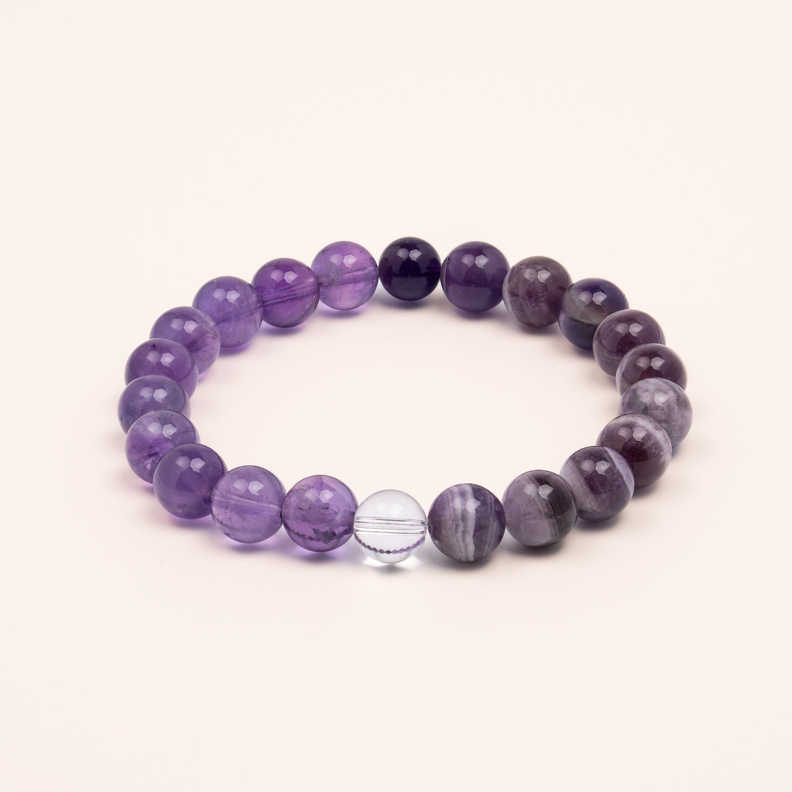 Dream Weaver - Amethyst & Chevron Amethyst Vision Bracelet