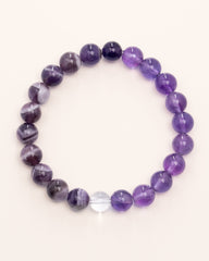 Dream Weaver - Amethyst & Chevron Amethyst Vision Bracelet