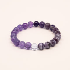 Dream Weaver - Amethyst & Chevron Amethyst Vision Bracelet