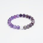 The Dream Weaver - Dream Amethyst & Clear Quartz Intuition Bracelet