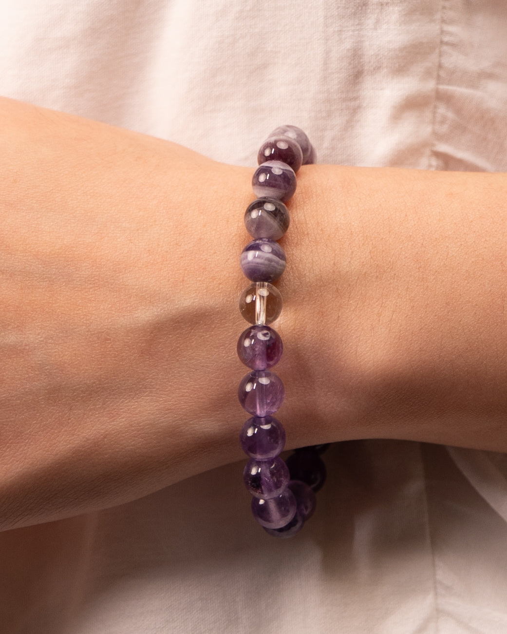 Dream Weaver - Amethyst & Chevron Amethyst Vision Bracelet