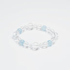 Aqua Aura - Aquamarine & Clear Quartz Clarity Bracelet