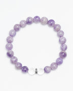 Soulful Serenity - Purple Agate & Clear Quartz Gentle Healer Bracelet
