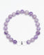 Soulful Serenity - Purple Agate & Clear Quartz Gentle Healer Bracelet