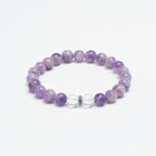 Soulful Serenity - Purple Agate & Clear Quartz Gentle Healer Bracelet