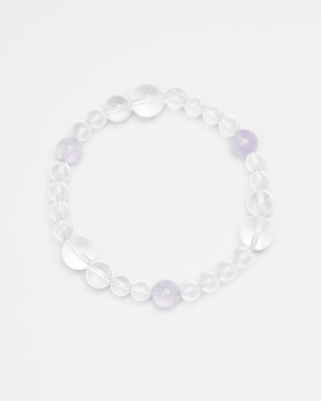 The Inner Sanctum - Aquamarine & Clear Quartz Peace Bracelet