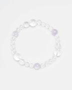 The Inner Sanctum - Aquamarine & Clear Quartz Peace Bracelet