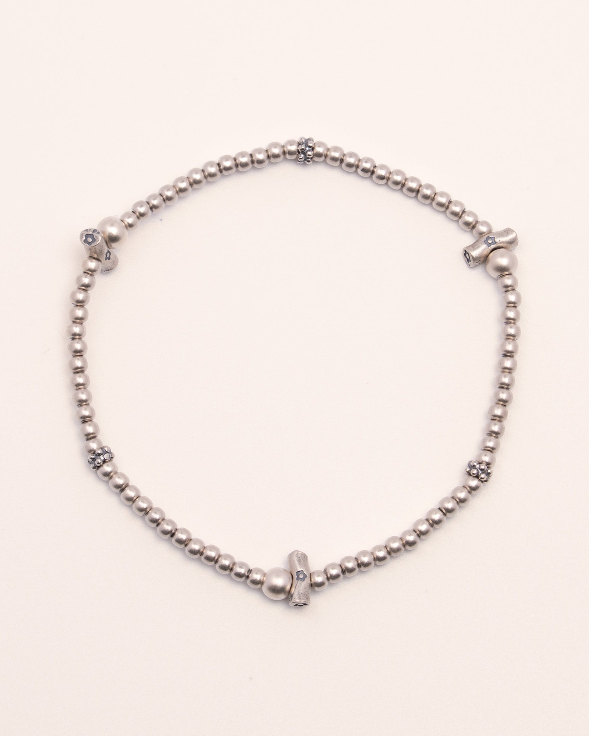 The Guardian's Cross - Oxidized Sterling Silver Talisman Bracelet
