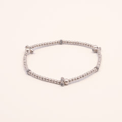The Guardian's Cross - Oxidized Sterling Silver Talisman Bracelet