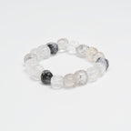 The Titan's Will - Black Herkimer "Sugar Cube" Power Bracelet