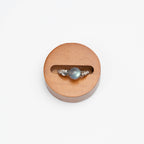 The Oracle's Shadow - Grey Moonstone & Silver Knot Ring