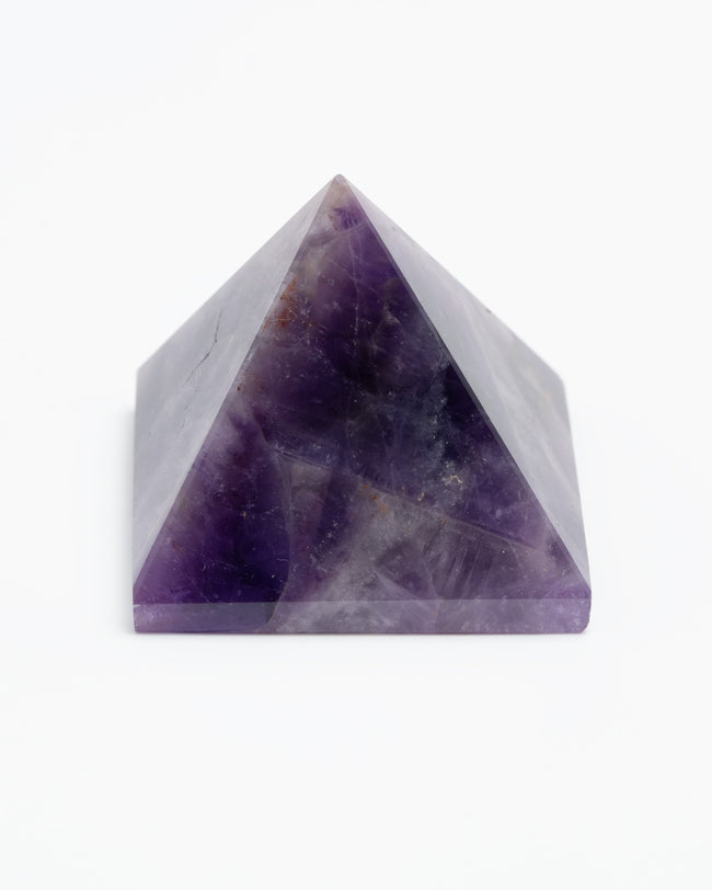 The Spirit Beacon - Chevron Amethyst Energy Pyramid Hover Image