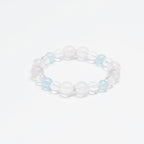 Whispers of the Sky - Star Rose Quartz & Aquamarine Harmony Bracelet