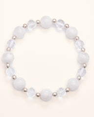 Aura Purification - White Jade & Clear Quartz Harmony Bracelet