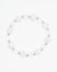 Aura Purification - White Snowflake Jade & Clear Quartz Bracelet