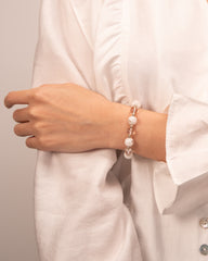 Aura Purification - White Jade & Clear Quartz Harmony Bracelet