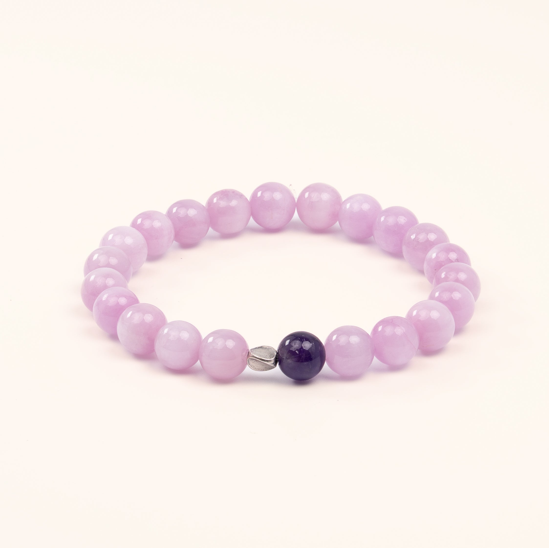 The Heart's Ascension - Kunzite & Amethyst Divine Love Bracelet