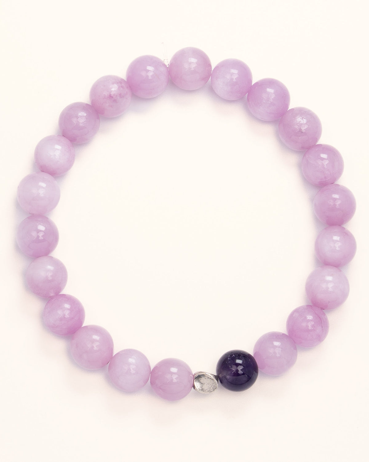 The Heart's Ascension - Kunzite & Amethyst Divine Love Bracelet