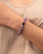 Heart's Ascension - Kunzite & Amethyst Healing Bracelet
