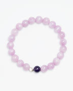 Heart's Ascension - Kunzite & Amethyst Healing Bracelet