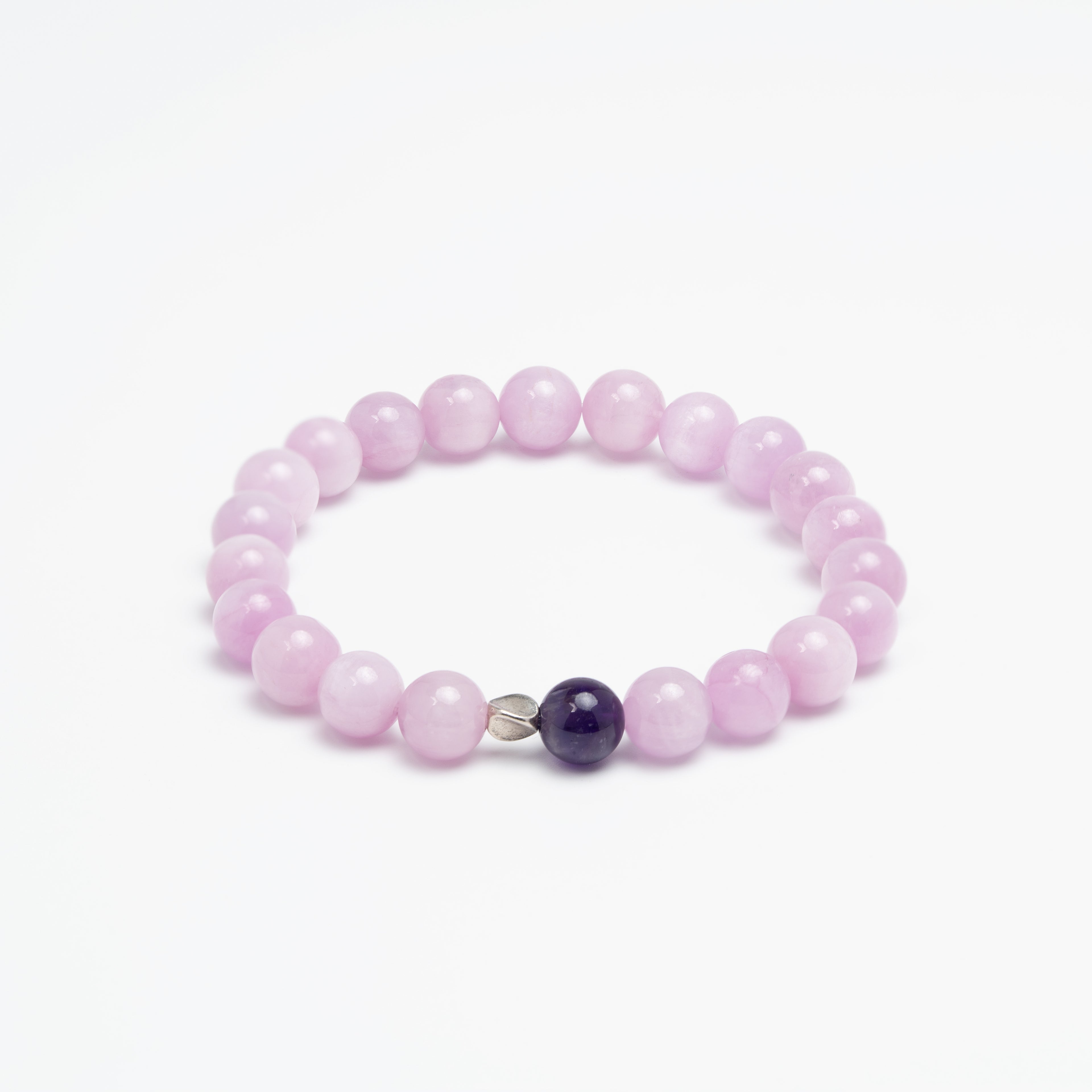 Heart's Ascension - Kunzite & Amethyst Healing Bracelet