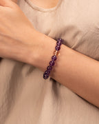 Mindful Manifestation - Amethyst & Citrine Wealth Bracelet