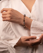 The Mystic's Veil - Smoky Quartz, Moonstone & Citrine Intuition Bracelet