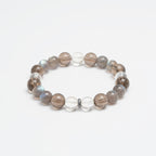 The Mystic's Veil - Smoky Quartz, Moonstone & Citrine Intuition Bracelet