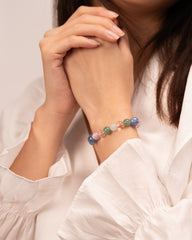 The Healer's Concord - Kyanite & Kunzite Multi-Gemstone Bracelet