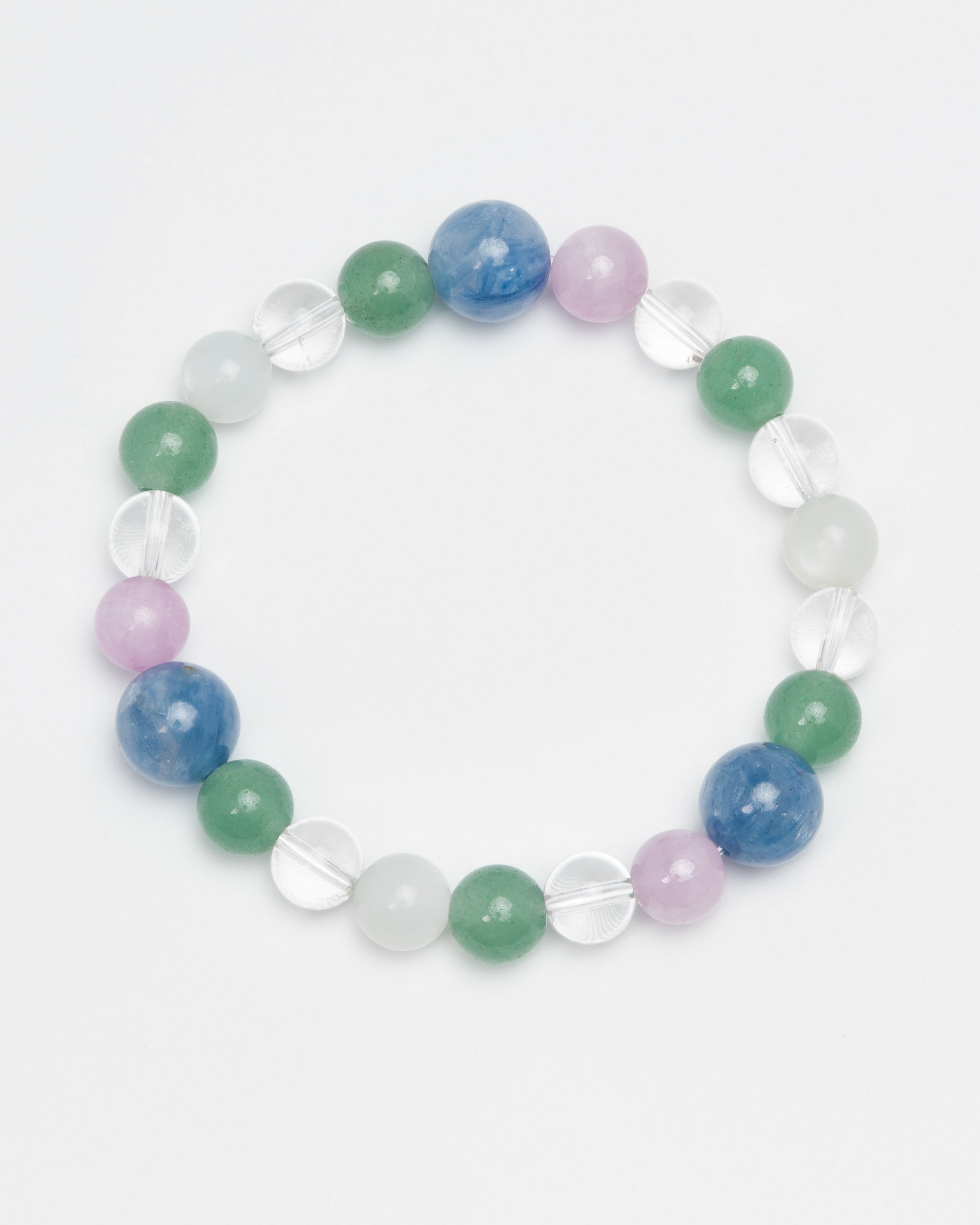 The Healer's Concord - Kyanite, Kunzite & Aventurine Harmony Bracelet
