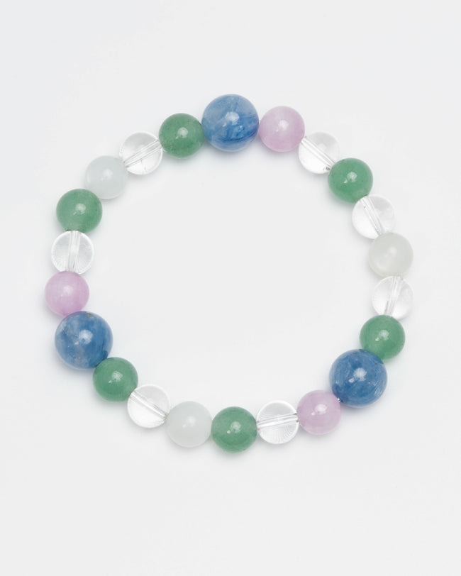 The Healer's Concord - Kyanite, Kunzite & Aventurine Harmony Bracelet Hover Image