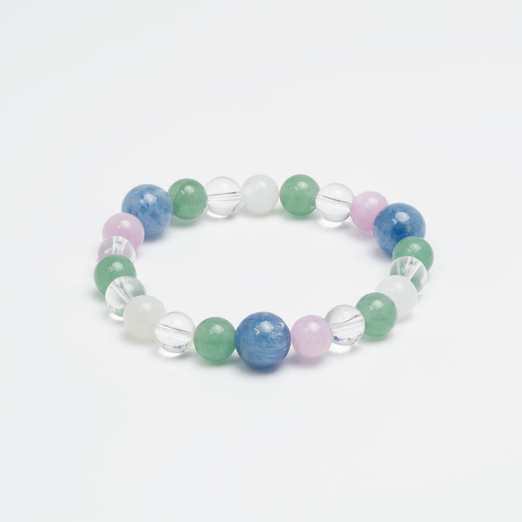 The Healer's Concord - Kyanite, Kunzite & Aventurine Harmony Bracelet