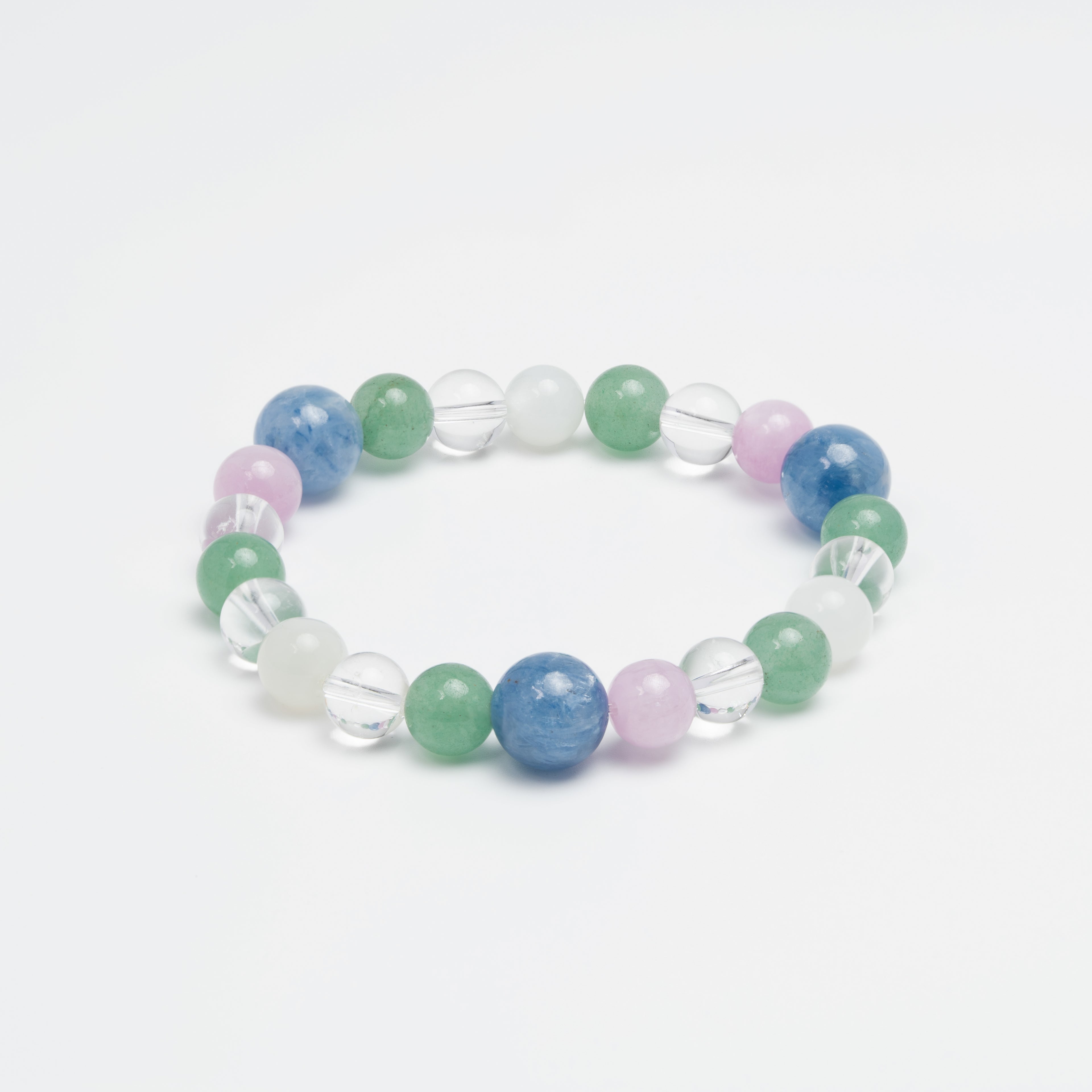 The Healer's Concord - Kyanite, Kunzite & Aventurine Harmony Bracelet