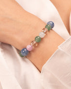 The Healer's Concord - Kyanite, Kunzite & Aventurine Harmony Bracelet