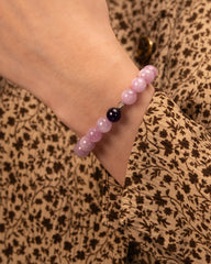 Violet Twilight - Dual Amethyst Serenity Bracelet