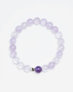 Twilight Serenity - Lavender Amethyst & Silver Harmony Bracelet